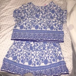 Floral two piece set